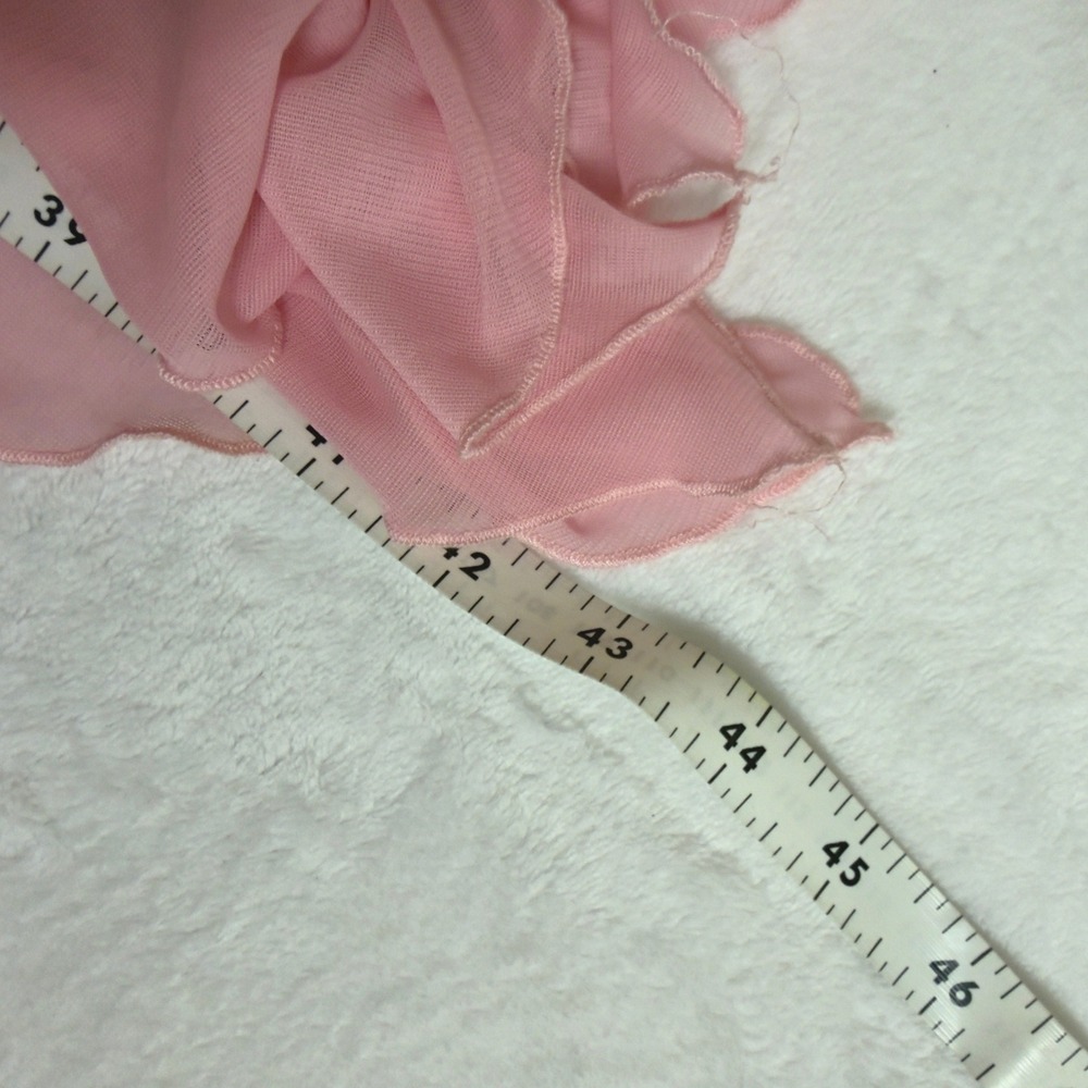 Vintage Windsor Pink Halter Dress Handkerchief Hem XS Ruched Fairy Y2K Prom - Picture 14 of 16